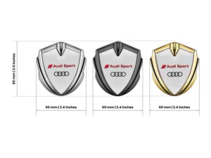 Audi Individuelles Auto Abzeichen Minimaler Stil Allround